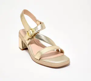 Clarks Collection Leather Heeled Sandals -Jaylan Sol Clarks Collection Leather Heeled Sandals -Jaylan Sol