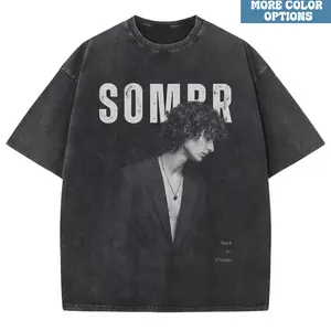 Comfort Colors Back to Friend Album T-Shirt, Retro 90s Sombr Graphic Tee, Music Fan Shirt, Unisex Fit Design, Gift for Men Women