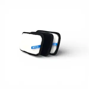 TDS Scrubby 3-Pack Dual-Sided Nylon S for Deep Cleaning of Plastics Leather & Vinyl with Ergonomic 6.5 x 4 Inch Sponge & Built-in Blue Pinky Loop for Secure Gripcrub Pad