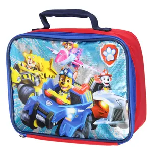 Paw Patrol Lunch Box Characters And Vehicles Lunch Bag Tote 10"