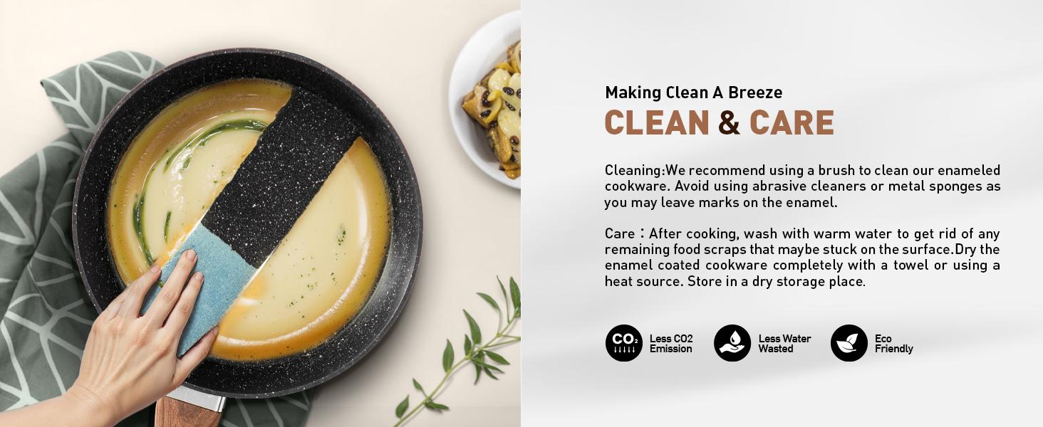 Kitchen Academy 12/17/30 Piece Premium Cookware Set, Triple Coated Nonstick Pots and Pans Set, Aluminum Construction for Stovetop & Oven, Includes Cast Iron Skillet and Casserole