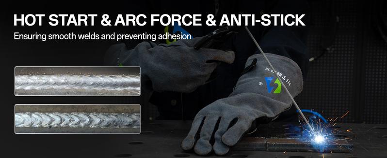 ARC200mini3 HITBOX 2-IN-1 Perfect Stick Welder 160A MMA/Lift Tig Portable Handheld with LCD Display & Anti-Stick Technology for Beginners welder  machine