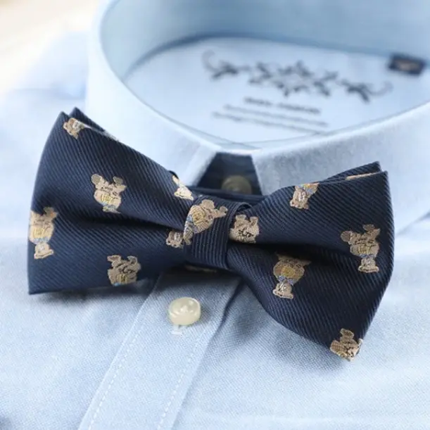 Fashionable patterned bow tie, adjustable pre tie tie, suitable for formal occasions for children aged 6-13, suitable for weddings, birthday parties, travel and photography