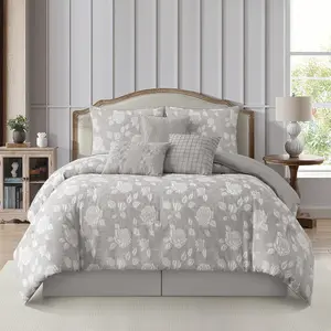 Landy 7 Pieces Jacquard Comforter Set