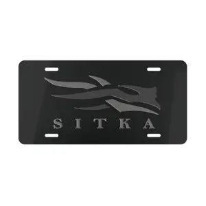 Camo Vanity Plate In Sitka Look Blackout