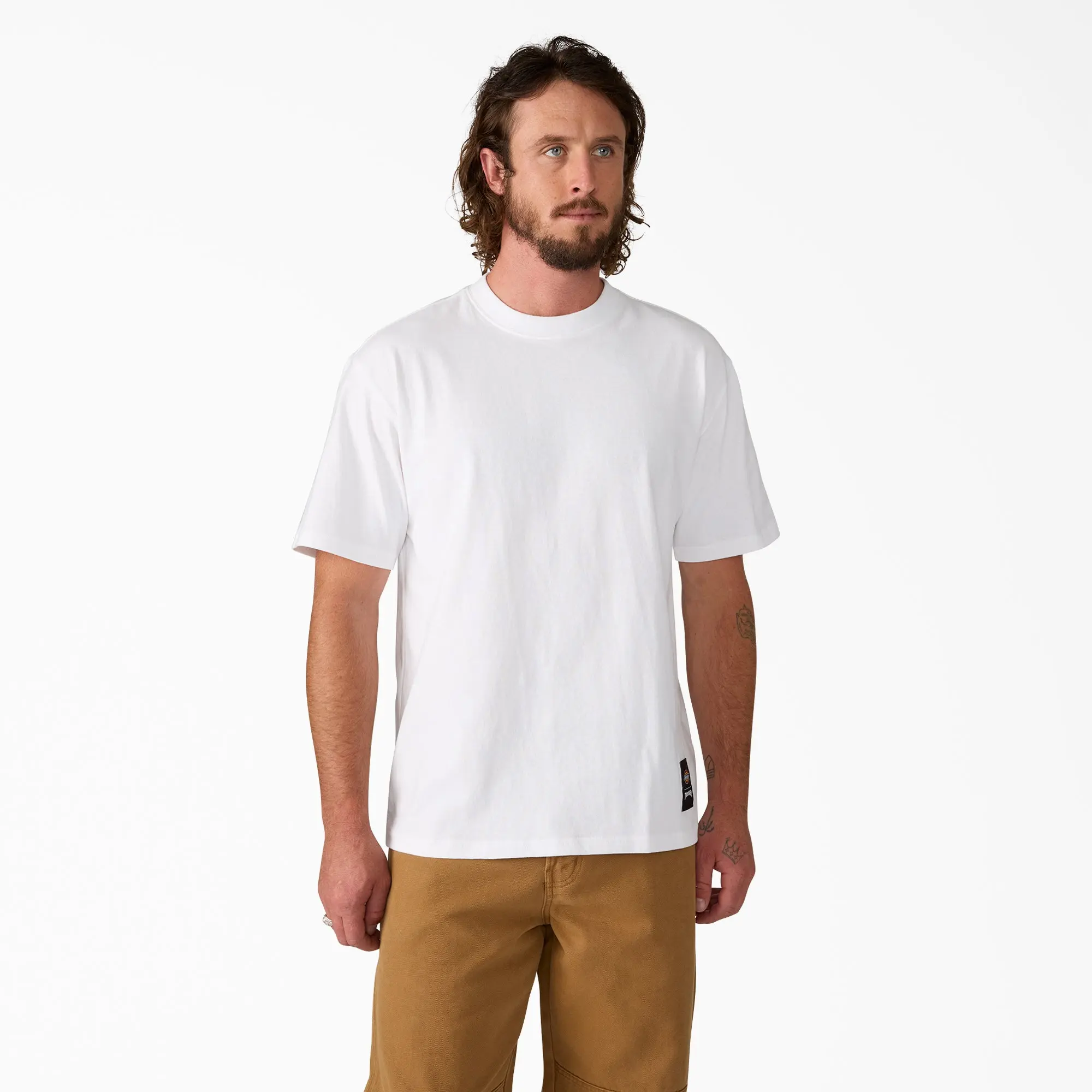 Dickies X Thrasher Graphic T-Shirt,100% Cotton, Relaxed Fit, Workwear Streetwear Casual