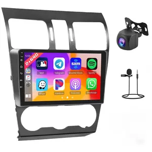 Android 13 Car Radio for 【Subaru Forester WRX STI Impreza 2016 2017 2018】 Wireless CarPlay Android Auto Car Stereo 9 Inch HD Touchscreen with WiFi GPS Navigation HiFi BT5.4 RDS Backup Camera