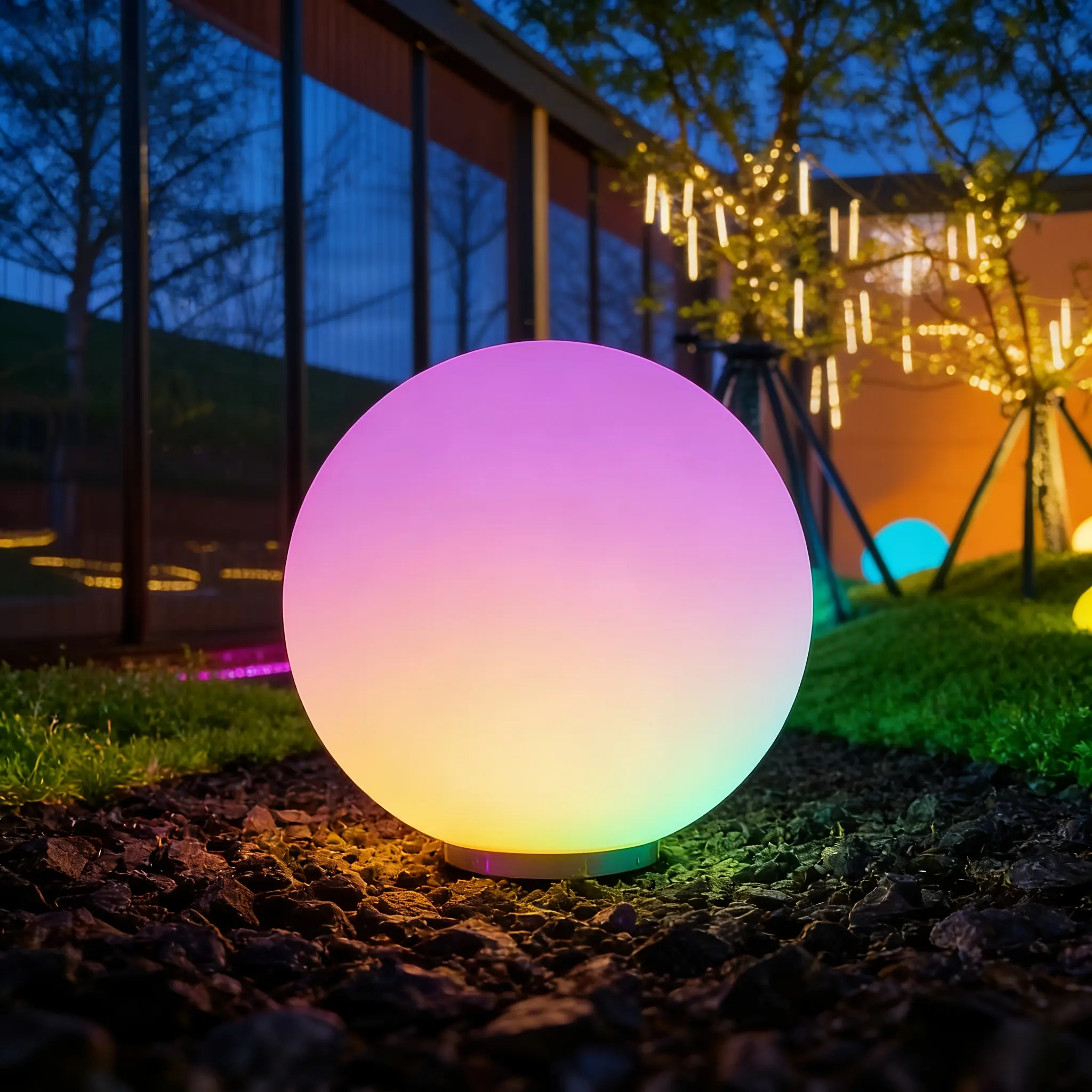 Big Size Solar LED Globe Light - ABS Plastic, Auto On/Off, Outdoor Yard Decor for Garden Pathway Big Size Solar LED Globe Light - ABS Plastic, Auto On/Off, Outdoor Yard Decor for Garden Pathway