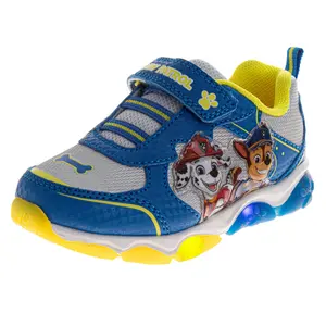 Paw Patrol Boys Light-Up Sneakers with Hook and Loop Closure (Little Kid)