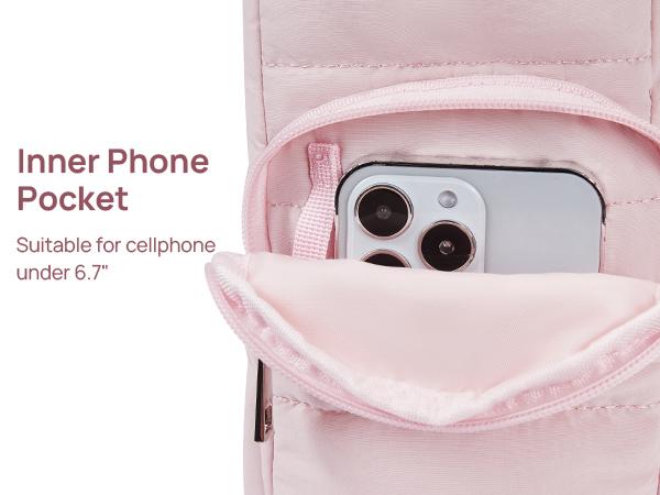 【Telena】 Water Bottle Carrier Bag with Strap Crossbody Bags for Women for Walking, Hiking, Cycling Gift Black Purse #TikTokShopBlackFriday