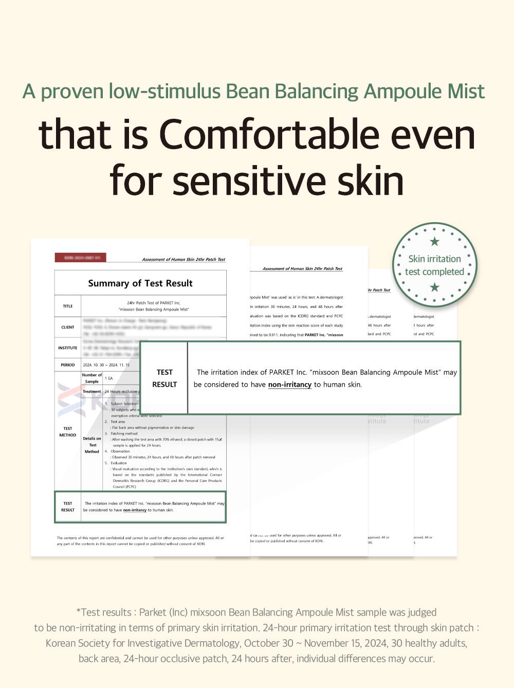 [mixsoon Official Shop] Bean Balancing Ampoule Mist 3.38 fl.oz / 100ml - Nourishing & Hydrating Facial Spray, Korean Mist for Glass Skin