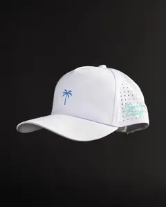 Palm Snapback - White
