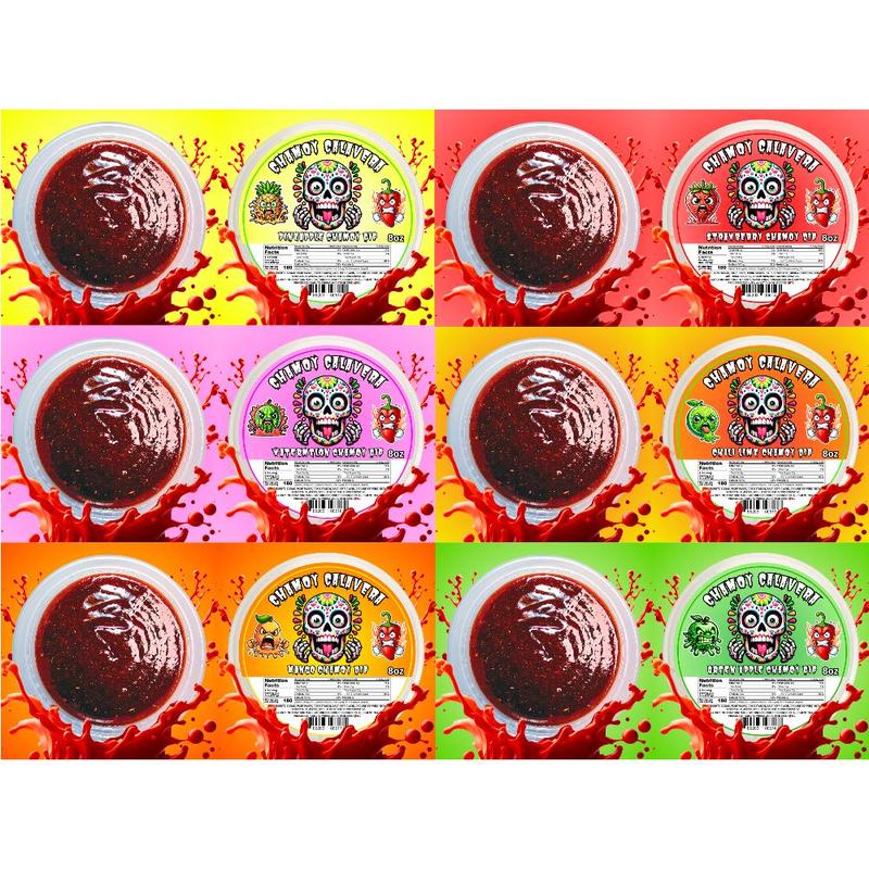 Sour Blue Raspberry Gushiez 6oz Jar - Sour Candy -  sour snack | Chamoy Calavera sour snack blue razz rasberry gushers sour belt sweet tiktok viral Fruity Flavor