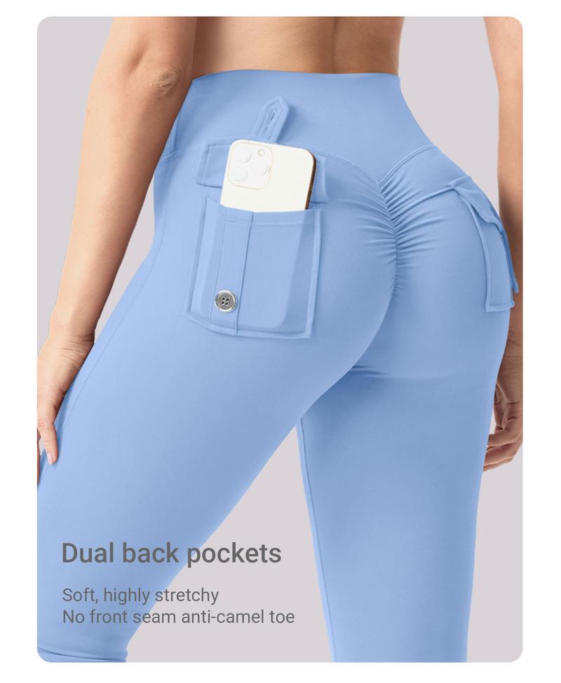 YEOREO CoreFlex Flare High-Waisted Scrunch Tummy Control Leggings with Pockets Butt-Lifting Seamless Workout Pants Tight Fit Breathable Fabric Sweatpants YEOREO CoreFlex Flare High-Waisted Scrunch Tummy Control Leggings with Pockets Butt-Lifting Seamless Workout Pants Tight Fit Breathable Fabric Sweatpants