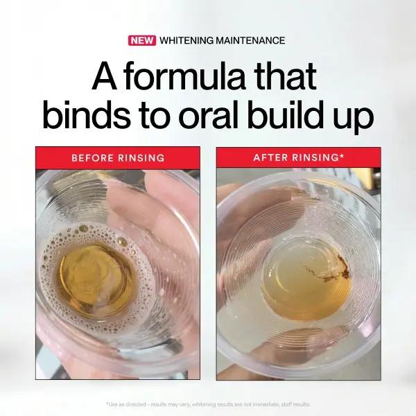 Hismile iD Stain Whitening Mouthwash 237ml | Teeth Whitening, Freshens Breath & Inhibits Bacteria Growth with Essential Oils | Portable for Daily Use | Whiten. Freshen. Deep Clean.