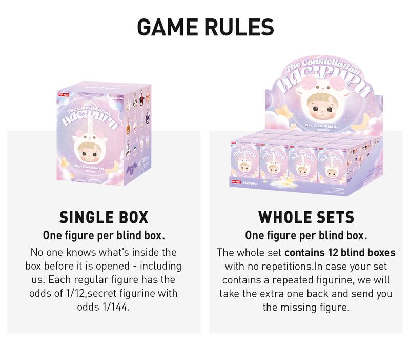 [Spanish]–HACIPUPU The Constellation Series – Muñeco de Peluche de Vinilo en Caja Sorpresa