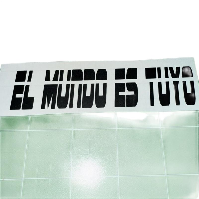 El mundo es tuyo Car Sticker - Personalized