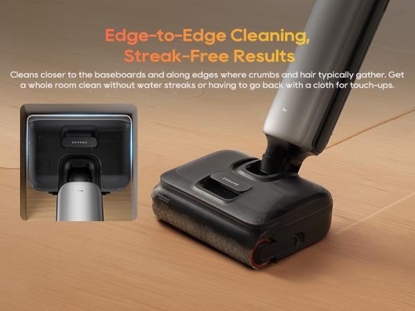 DREAME Aero Pro Elite/ Aero Vacuum Mop, ALL-in-ONE cordless cleaner for wet messes & dry messes, 0 hair residue, 5mins quiet flash self-clean, 185℉ self-dry, 60min runtime, for family, for all flooor types
