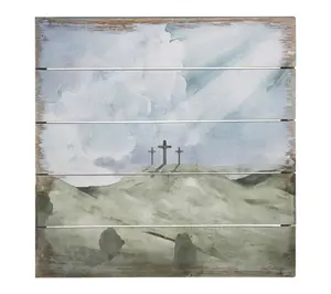 Sincere Surroundings 8" Crosses Landscape Art Pallet Petite