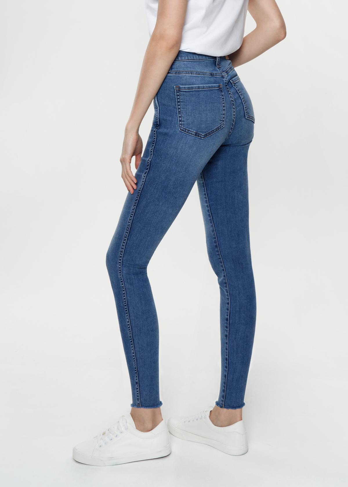 GENUWII Blue High Waisted Jeans - No-Gap Tummy & Booty Lift - Stretchy Figure-Flattering Jeggings - Comfy Street Style GENUWII Blue High Waisted Jeans - No-Gap Tummy & Booty Lift - Stretchy Figure-Flattering Jeggings - Comfy Street Style