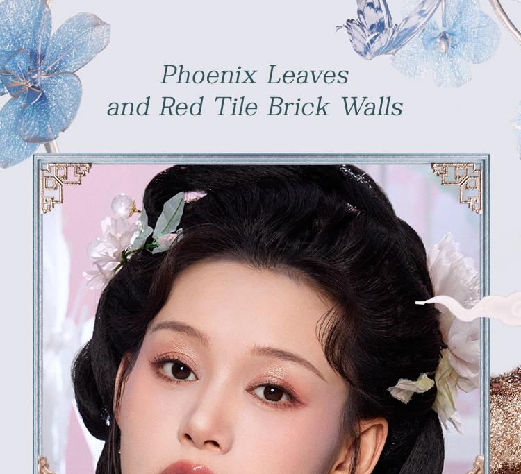 Flower Knows Butterfly Cloud Collar Collection Embossed Six-Color Makeup Palette