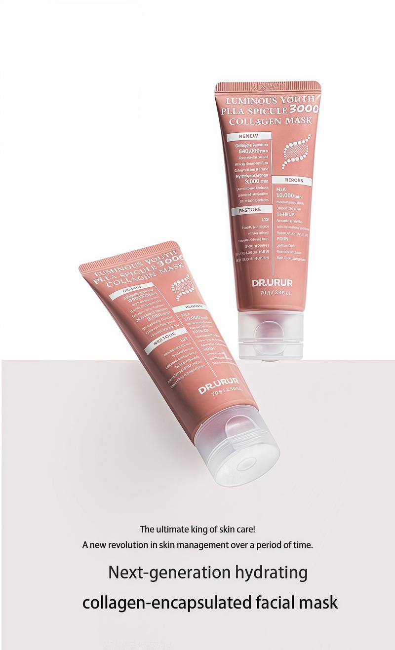 【Dr. UR UR】LUMINOUS YOUTH PLLA SPICULE 3000 COLLAGEN MASK- Korean Facial Pore Radiant Skin