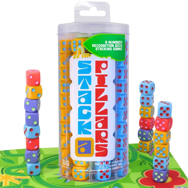 Stack-a-Pillars - Stacking Dice Game for Families