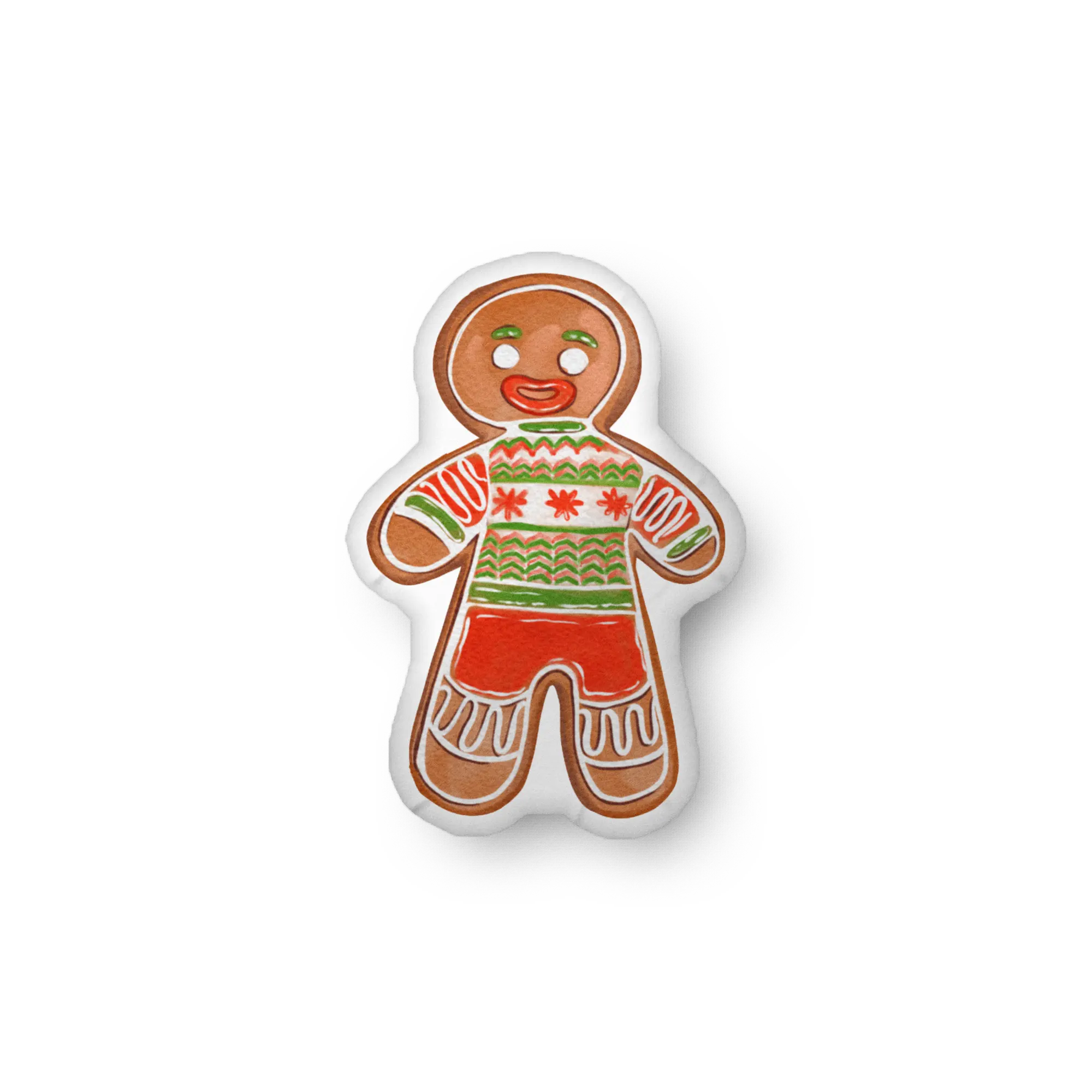 Gingerbread Man Pillow