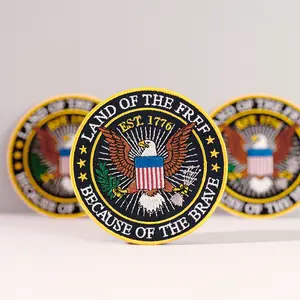 USA 250 Patch, USA 250th Patch | 250 Years Anniversary Embroidered Badge | Iron On, Sew On, Velcro