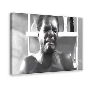 Friday Movie Poster, Dad Toilet Scene, Black And White Classic Movie Art Comedy Wall Art Poster Print Gift for Him