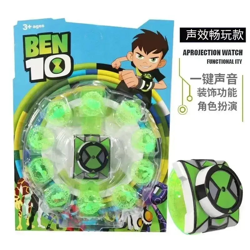 Ben10 Omniverse Action Figures Omnitrix Ben Tennyson Projection Watch Sound Light Doll Model Collect Ornaments Gifts Toy