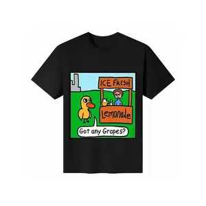 Humorous Duck Lce Fresh Lemonade and Grapes Gifts TShirt