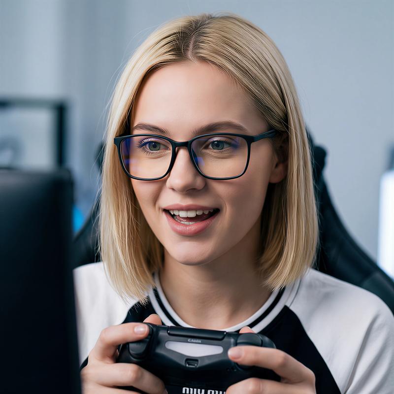 ZENOTTIC Blue Light Glasses for Office, Gaming & Screen Time – Ultra Lightweight TR90 Frame, All-Day Comfort, Unisex