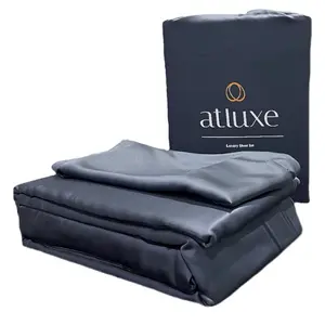 Premium Viscose Bamboo Sheet Set. SLATE BLUE