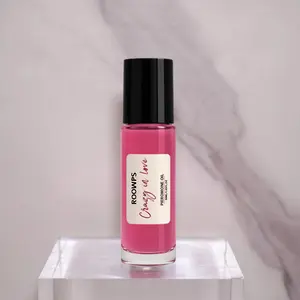 CRAZY IN LOVE ROLL ON OIL LOVE - ROOWPS Cosmetics | Mango, citrus, rose, musk | Eau de Parfum. Long Lasting fragrance, Pheromone perfume, Girls' Perfect Gift.
