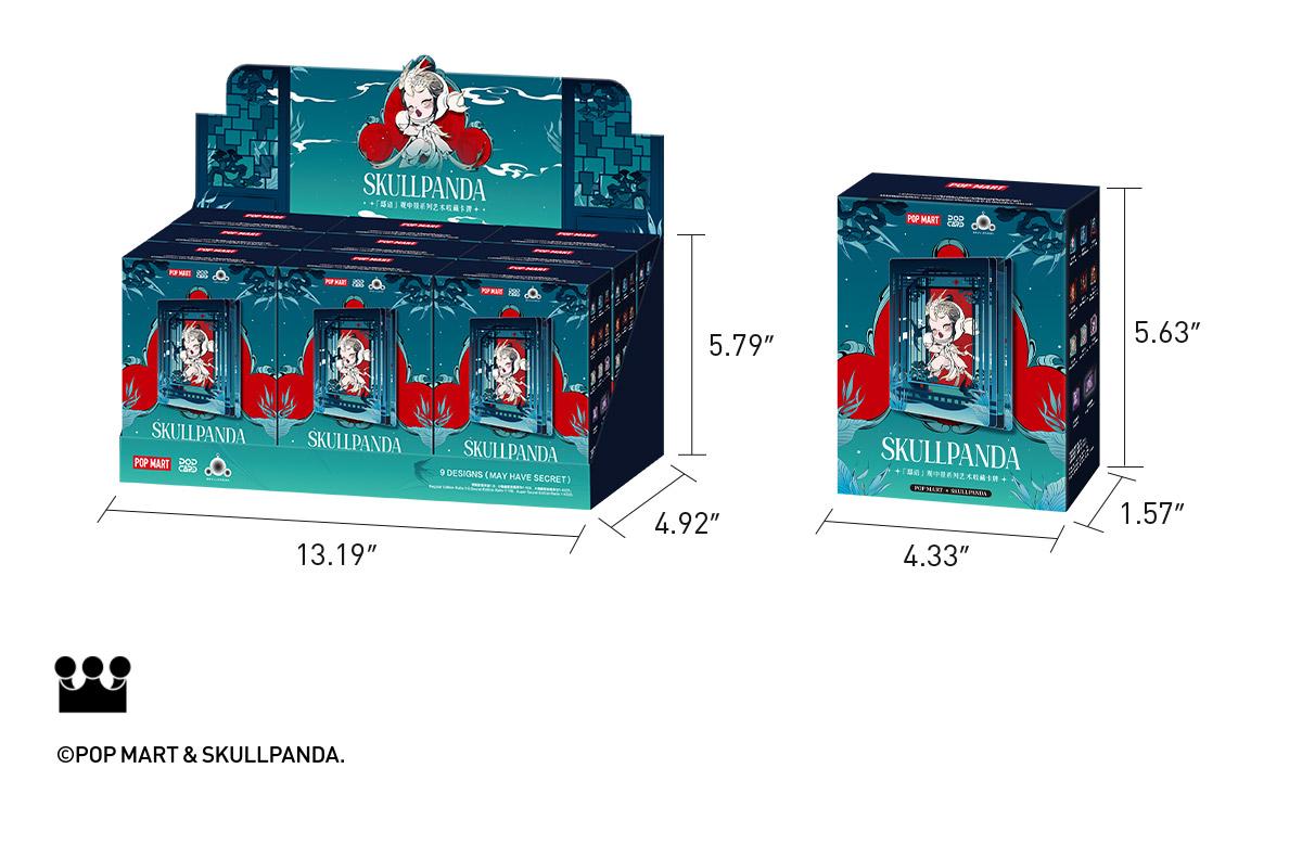 POP MART SKULLPANDA The Mirage Series Figures Art Collection Cards