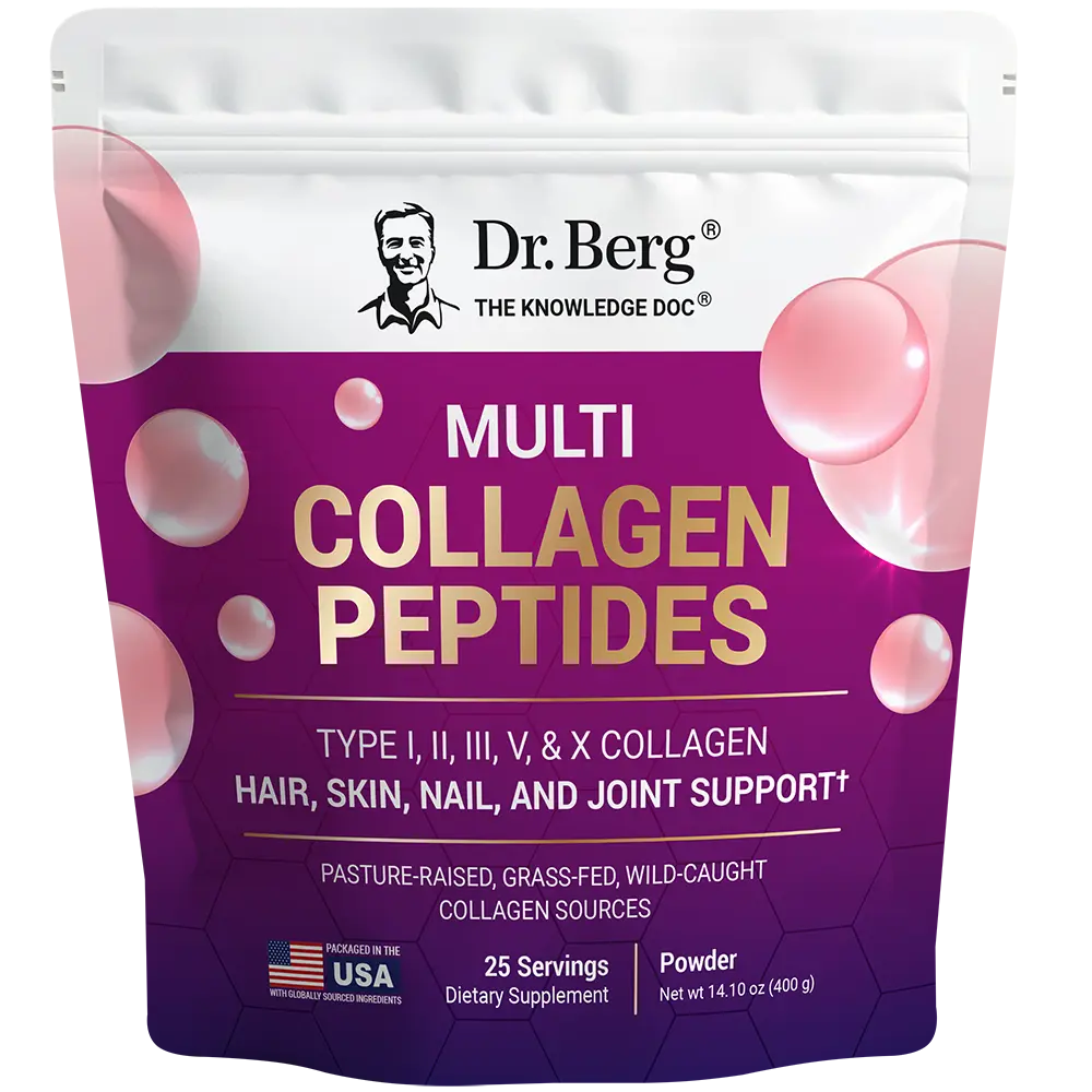 Multi Collagen Peptides – 15.5 g per serving – Grass-Fed, Pasture-Raised, and Wild-Caught Sources – 25 servings