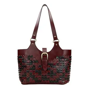 Patricia Nash Pitassi Woven Leather Tote