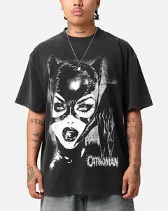 Goat Crew Catwoman Heavy T-Shirt Vintage Black
