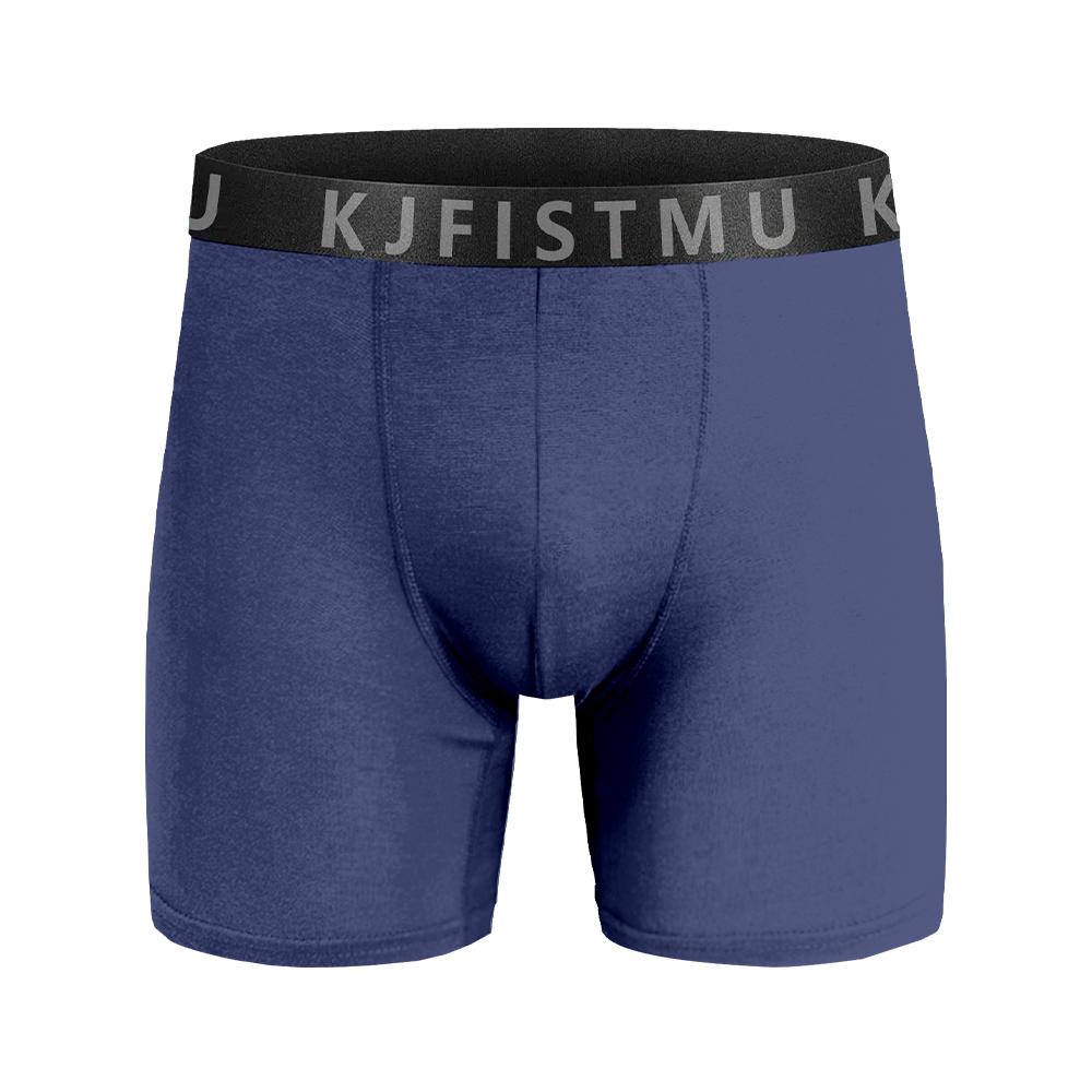 KJFISTMU 12-Pack Solid Color Men's Breathable Boxer Briefs, Moisture-Wicking and Lightweight, Soft and Stretchy Daily Casual Boxers | Comfortable and Close-Fitting, a Great Gift for Boyfriend or Husband