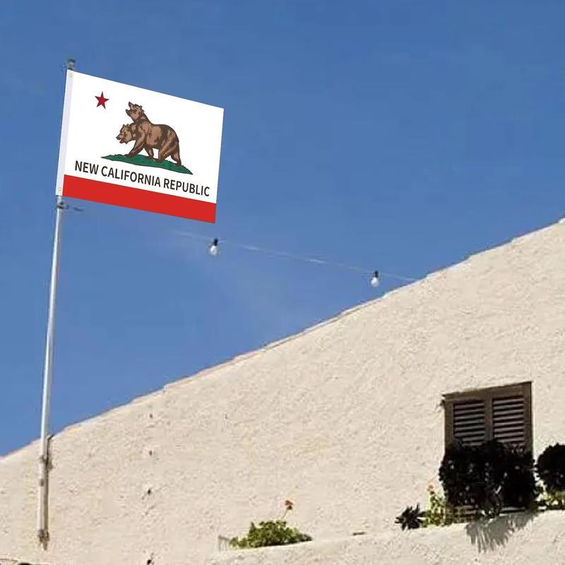New,2025 3X5 Ft New California Republic Flag Outdoor Indoor,Fallout Ncr Flags For House Home College Dorm With Brass Grommets