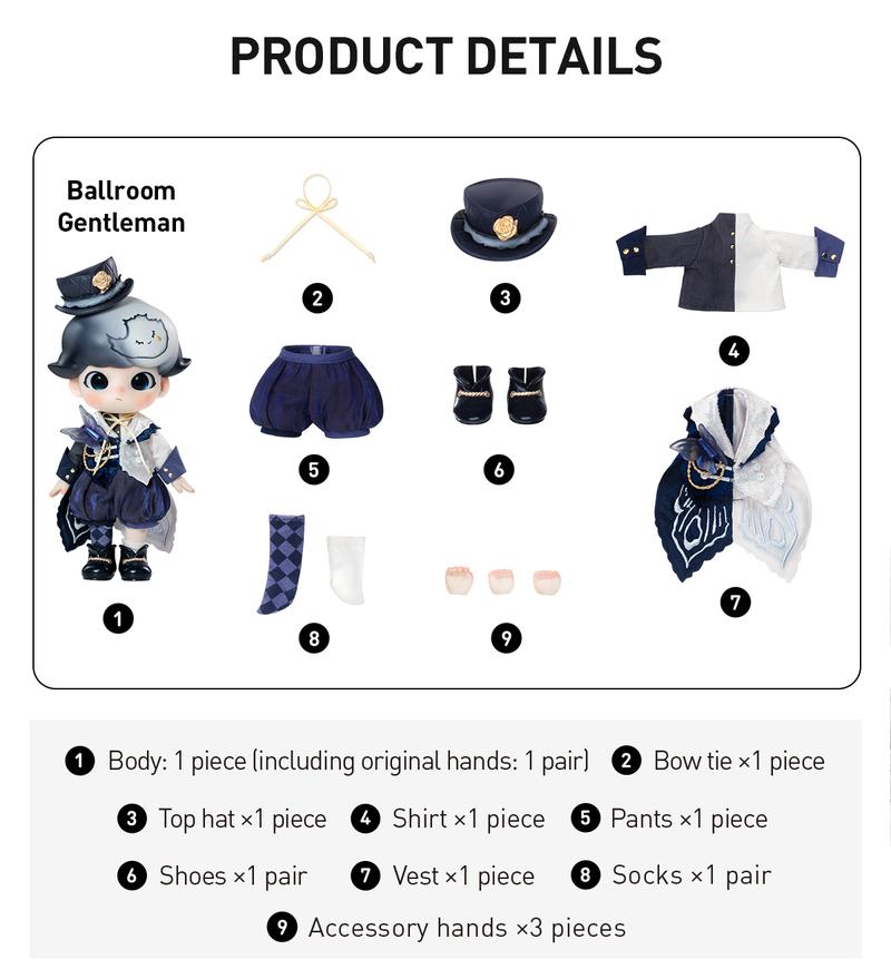 POP MART DIMOO Gentleman Series 1/8 Action Figure