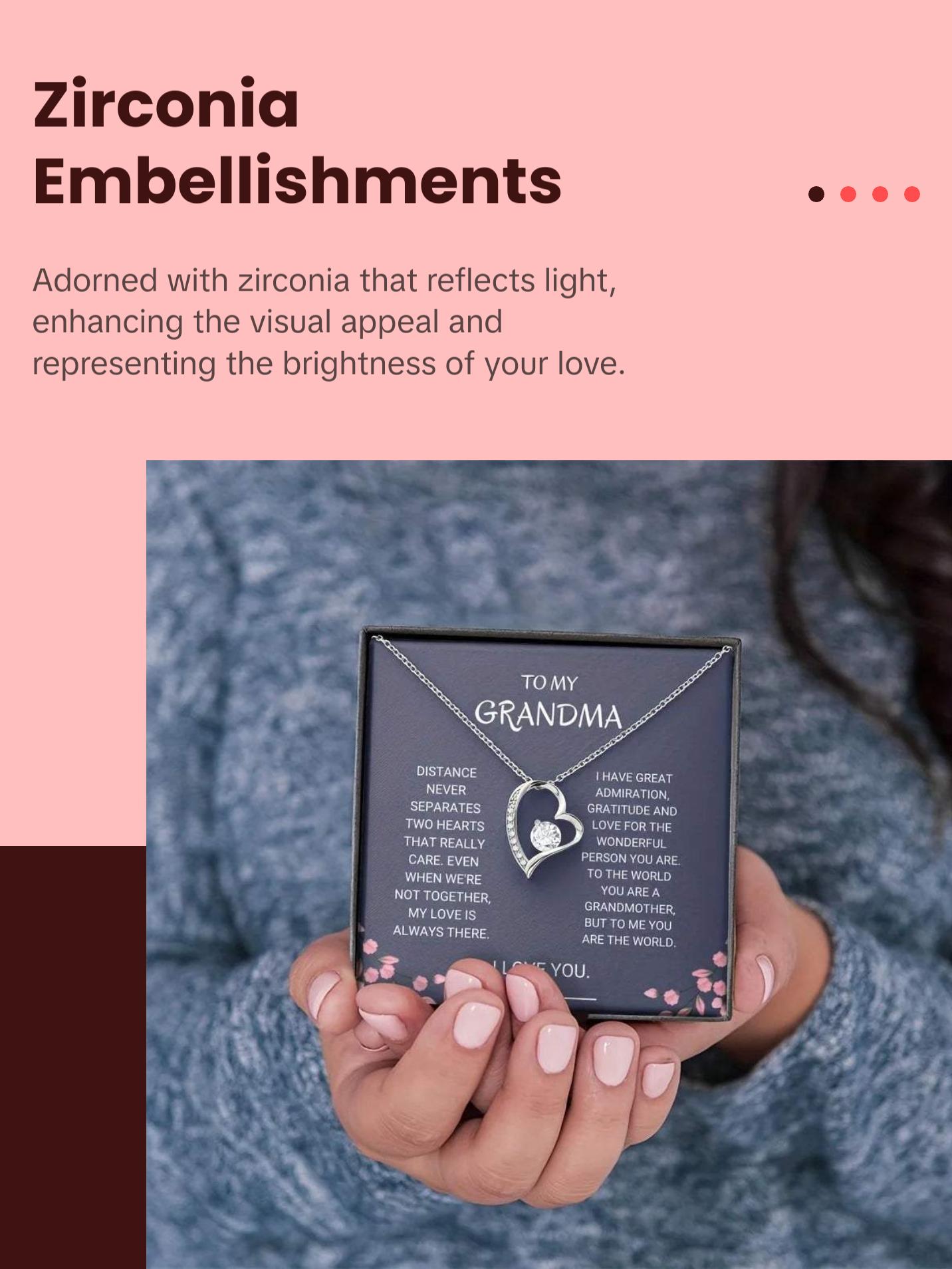 To My Grandma Pendant