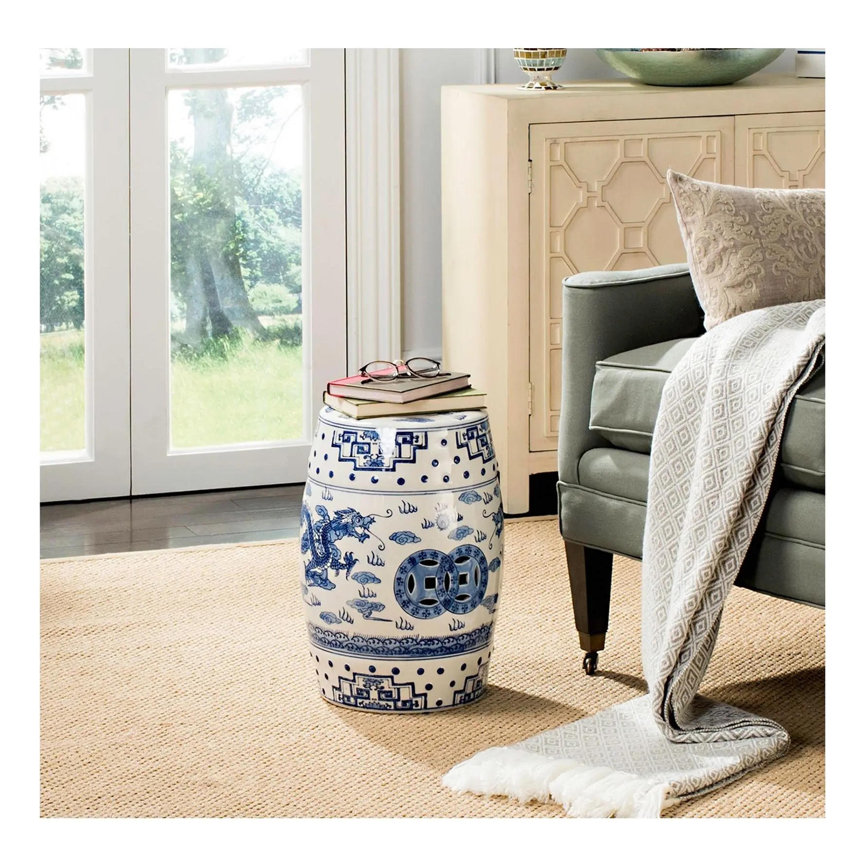 Safavieh Dragon's Breath Garden Stool