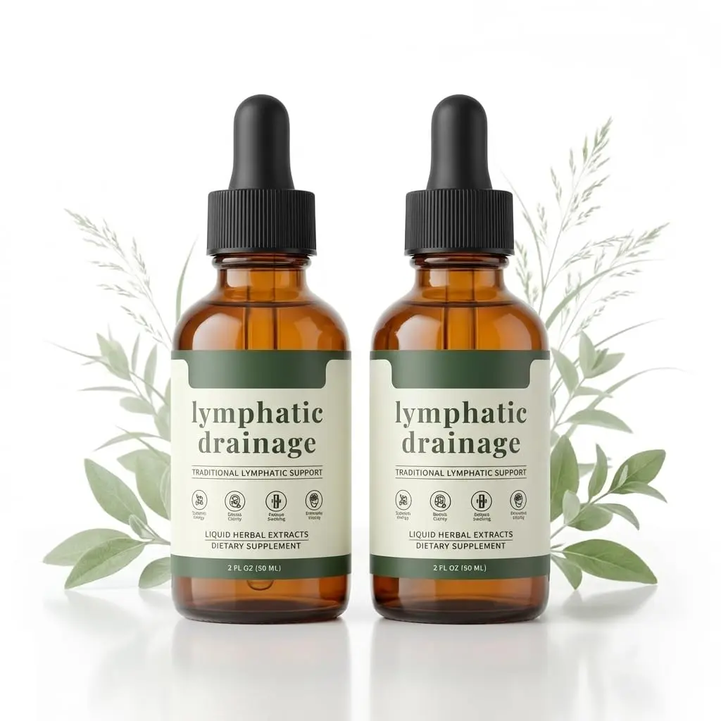 2pcs Lymphatic Drainage Drops, Organic Lymphatic Drainage Supplement, Boosts Immunity Vitality, Portable Dropper Design, Supports Lymphatic Health,2 Fl Oz, Healthcare Natural,back to school,back to school haul