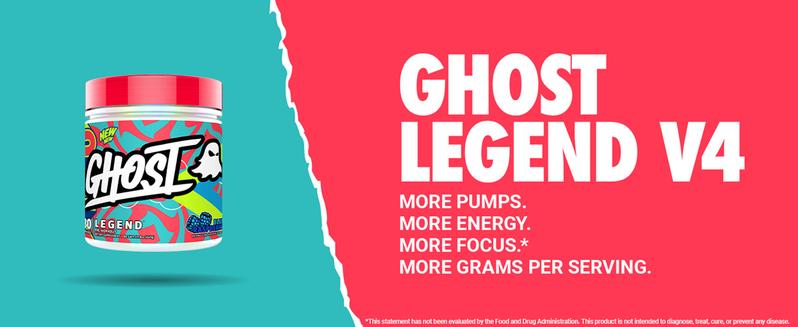 GHOST Legend V4  – Pre-Workout Powder for Men & Women with Choline, L-Citrulline, & Beta Alanine for Energy & Focus, 30 Servings Supplement - for Optimum Fitness and Healthcare