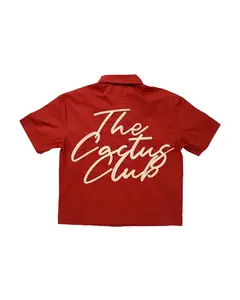 AZVA Studios Sicily Button Up Vintage Red