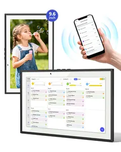 10.1 Inch Digital Calendar+Digital Picture Frame, 2025-2026 Desk Calendar Smart WiFi Planner&Chore Chart, IPS HD Interactive Touchscreen Display For Family Schedules