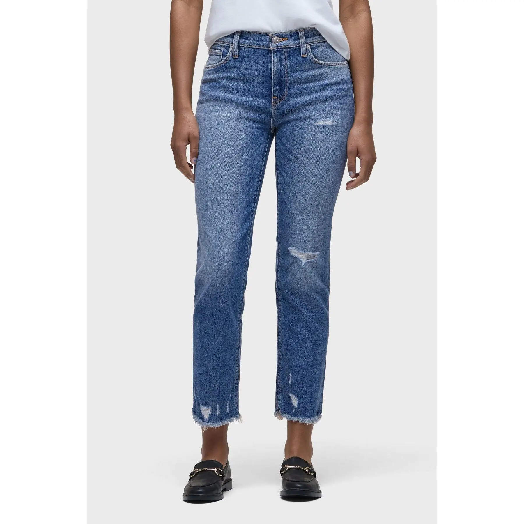 Nico Mid-Rise Straight Crop Jean