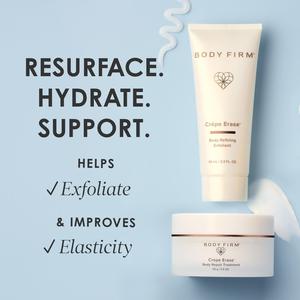 2-Step Body Firming Kit | Jane Seymour Favorites Exfoliate, Smooth & Deeply Hydrate Crepey Skin